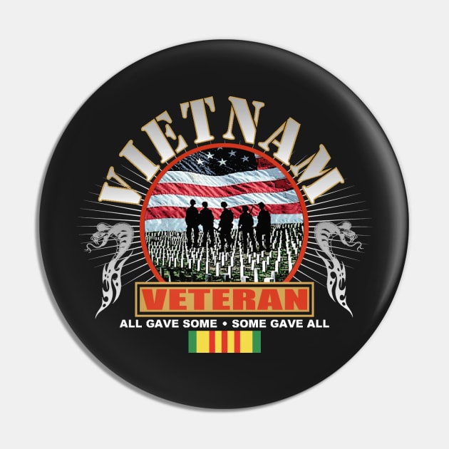 Vietnam Veteran Pin by Etopix