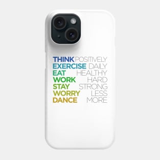 Think Positively Phone Case