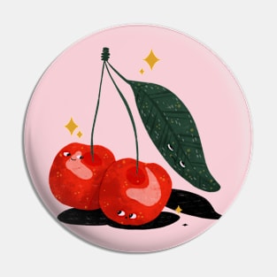 Sparkly and Cheery Cherries Pin