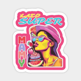 Summer Super Mom PL Magnet