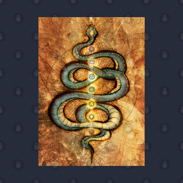 Kundalini Serpent by MCAshe spiritual art 