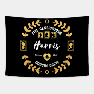 Harris Cousin Crew Family Reunion Summer Vacation Tapestry