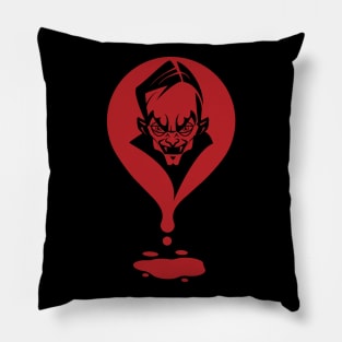 Blood Thirsty Vampire Smiling Pillow