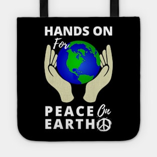 Hands On For Peace On Earth Tote