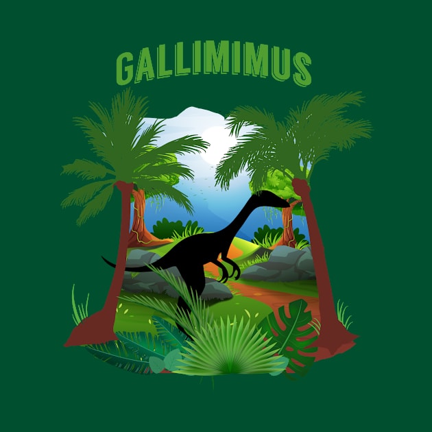 Dinosaur Gallimimus by letnothingstopyou