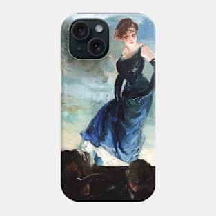 High Resolution Everett Shinn Painting Concert Stage 1903 Phone Case