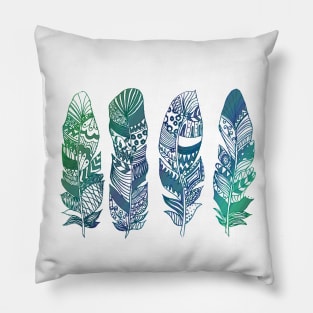 Never too many Feathers Pillow