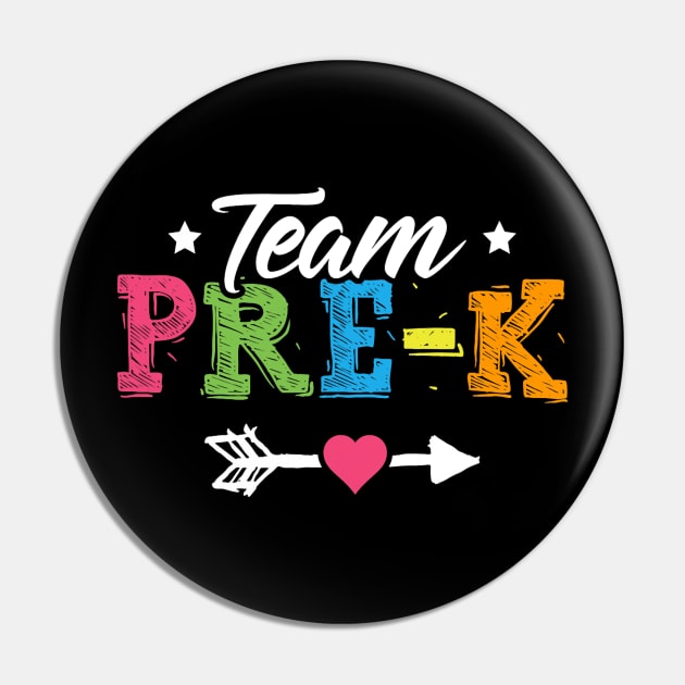 Team Pre-K PreSchool Teacher Student Back To School Pin by torifd1rosie