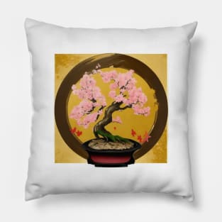 Bonsai Japanese Tree Vintage Since Pillow