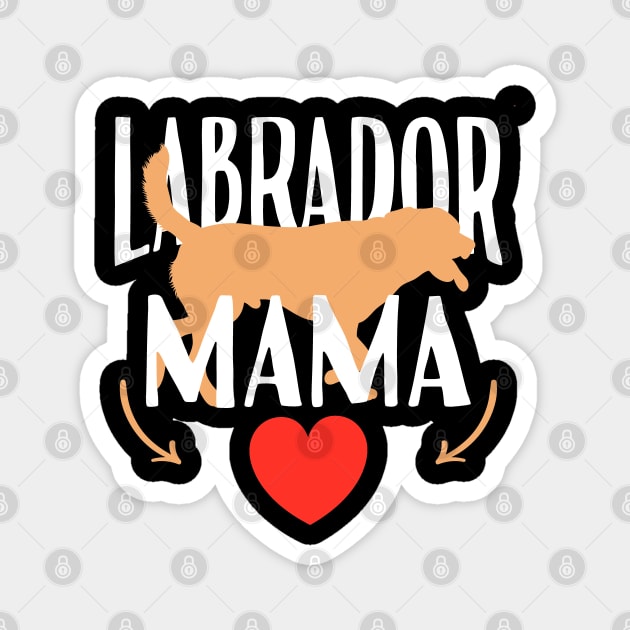 Labrador Mama Magnet by Tesszero