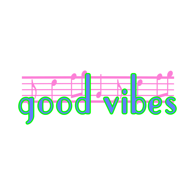 New Year - Good Vibes 80s 90s - Music Notes by pbDazzler23