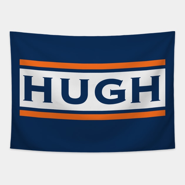 Retro Hugh // Funny Vintage Tiger Football Tapestry by SLAG_Creative