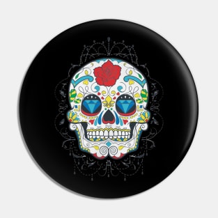 The Rainbow Skull Pin