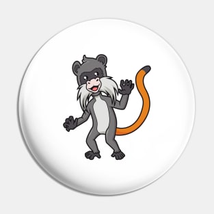 Kawaii Tamarin Pin