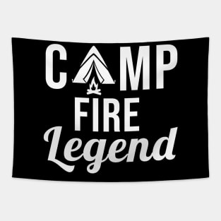 Camp Fire Legend Tapestry