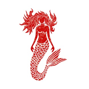 Print of mermaid T-Shirt