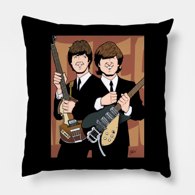 John & Paul Pillow by Parisi Studios