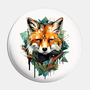 Red Fox Animal World Predator Wild Nature Wilderness Pin