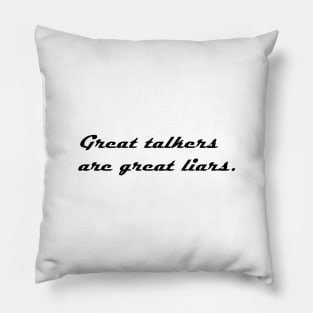 GREAT TALKERS Pillow