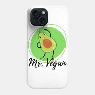 Mr Vegan Avocado Phone Case