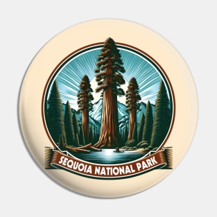 Sequoia National Park - Majestic Redwoods Nature Pin