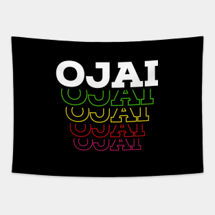 I Love Ojai City USA Retro Vintage Tapestry