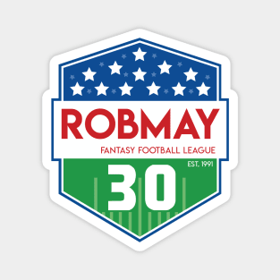 RobMay Fantasy Football League Magnet