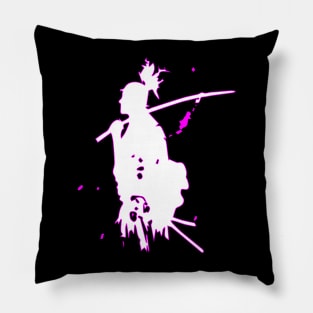 dark samurai anime warrior gift Pillow
