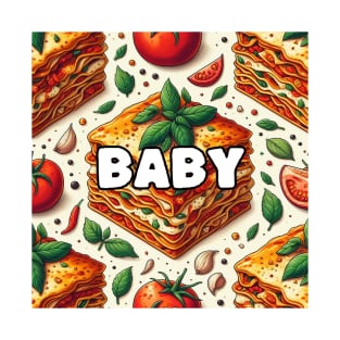 baby lasagna wall art T-Shirt