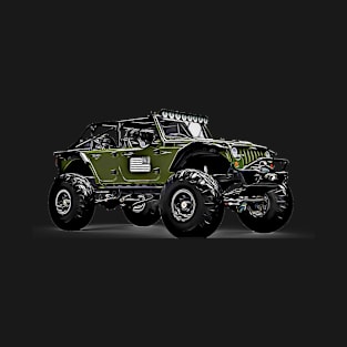 Wrangler Truck Cartoon T-Shirt