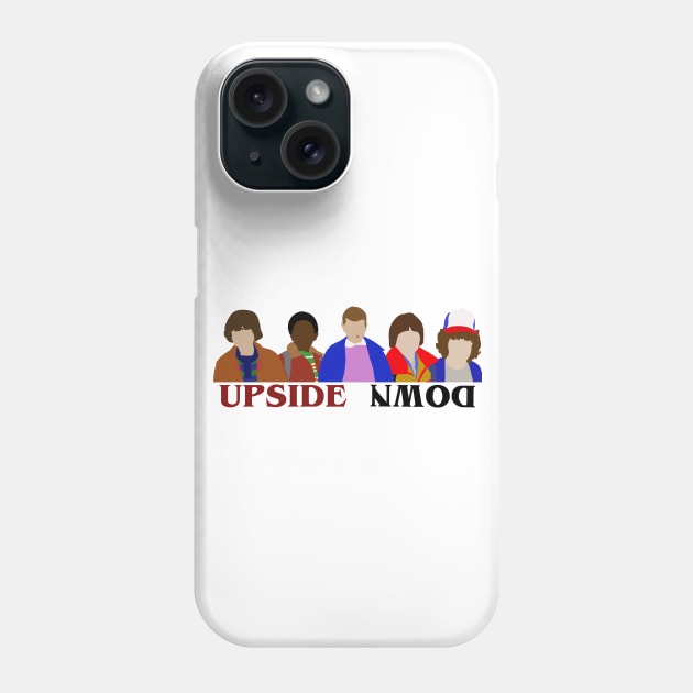 STRANGER THINGS SQUAD (Minimalist Print with Text) Phone Case by tytybydesign