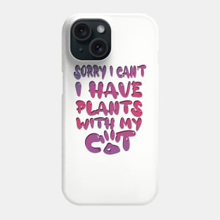 Cute Cat Plans - Funny Cat Lover Gift Idea Phone Case