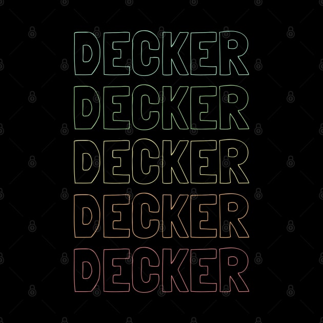 Decker Name Pattern by Insert Name Here