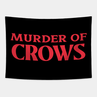 Murder of Crows Animal Bird Collective Nouns Tapestry