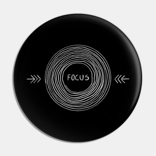 Focus white Pin