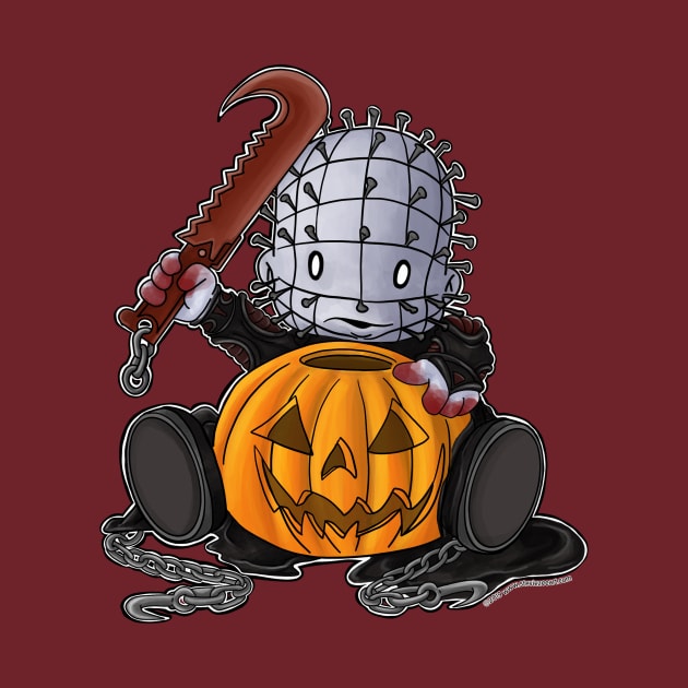 Pinhead Halloween Chibi Shirt by steviezee