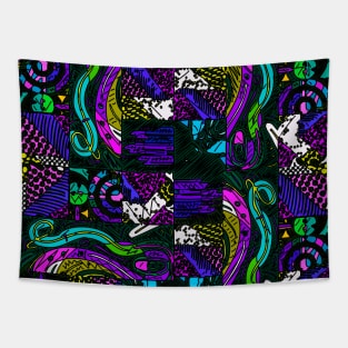 Multicolor Abstract pattern Tapestry