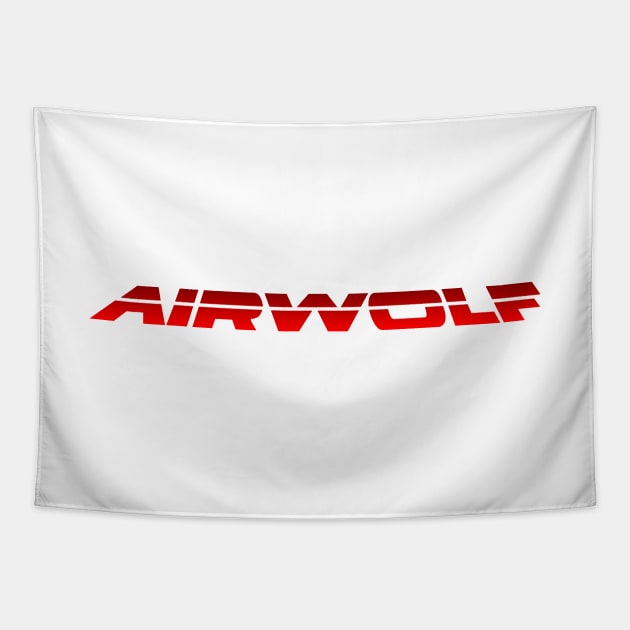 Airwolf Television Logo Tapestry by OrangeCup
