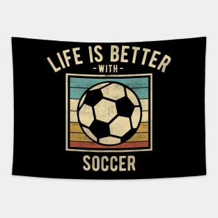 Soccer Sayings -  Retro Funny Soccer Lovers Gift Tapestry