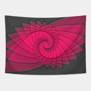 hypnotized - fluid geometrical eye shape Tapestry