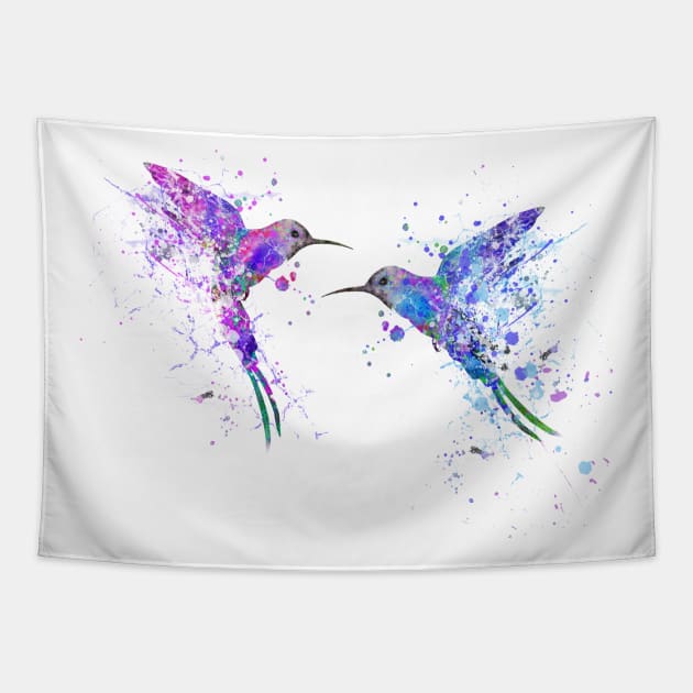 Hummingbird Tapestry by RosaliArt