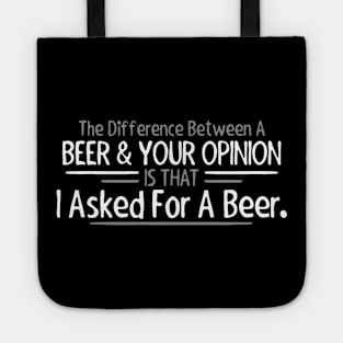 Asked For A Beer | Beer Lovers Team Tote