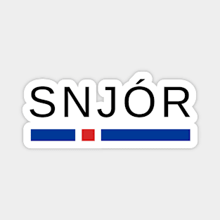 Snjór Iceland Magnet