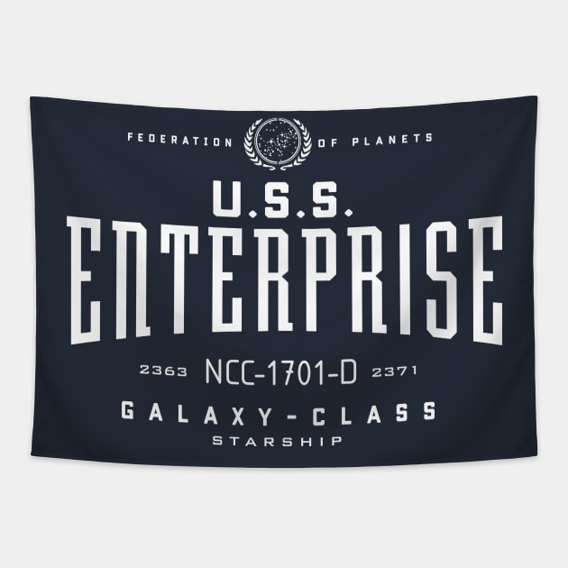 U.S.S. Enterprise-D Tapestry by MindsparkCreative