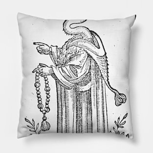 Hermetica Moderna - The Weasel Monk Pillow