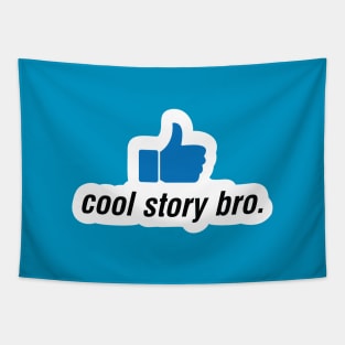 Cool Story Bro Classic Internet Meme Insult Tapestry