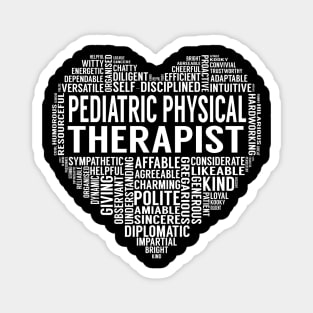 Pediatric Physical Therapist Heart Magnet