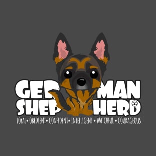 German Shepherd - DGBigHead T-Shirt