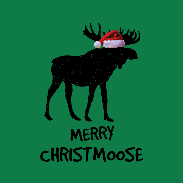 Merry Christmoose: Funny Merry Christmas for Moose Lovers by teemaniac