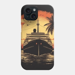 Cruise Ship Explorer: Discover the World's Treasures from the Comfort of Your Ship Phone Case